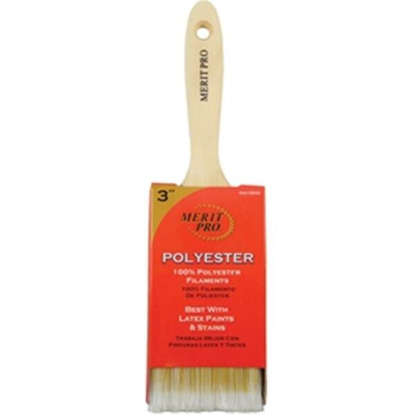 Merit Pro 46 3 in. 100 Percent Polyester Beavertail Brush 652270000470